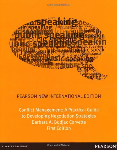 (KITAP) Conflict Management, Pearson New International Edition, 1st Edition