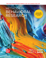 (OZU_VS KOD) Methods in Behavioral Research 14e (Kod içinde e-kitap erişimi de mevcuttur.)
